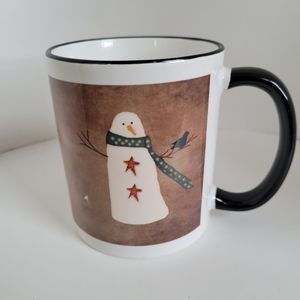 Orca Coatings Primitive Snowman Mug